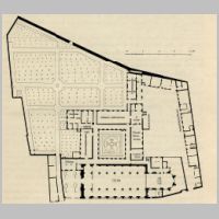 Grundriss des Franziskanerklosters 1737, Wikipedia.jpg